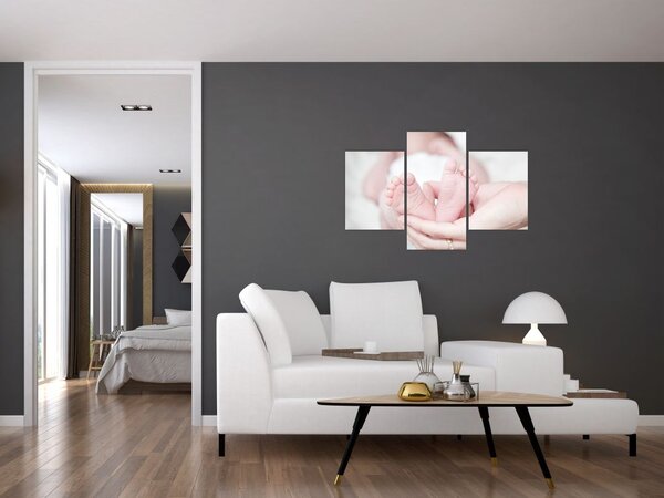 Slika dječjih stopala (90x60 cm)