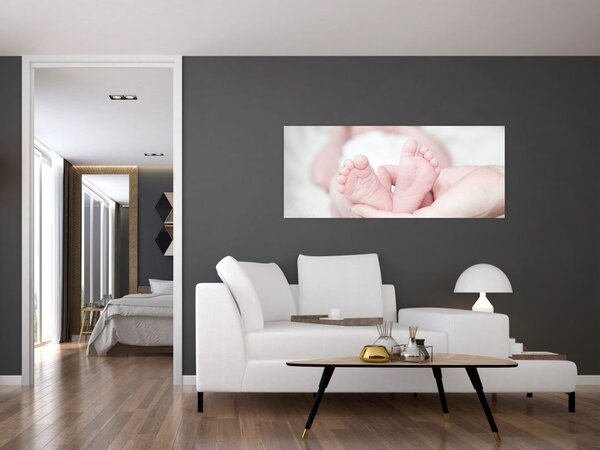 Slika dječjih stopala (120x50 cm)