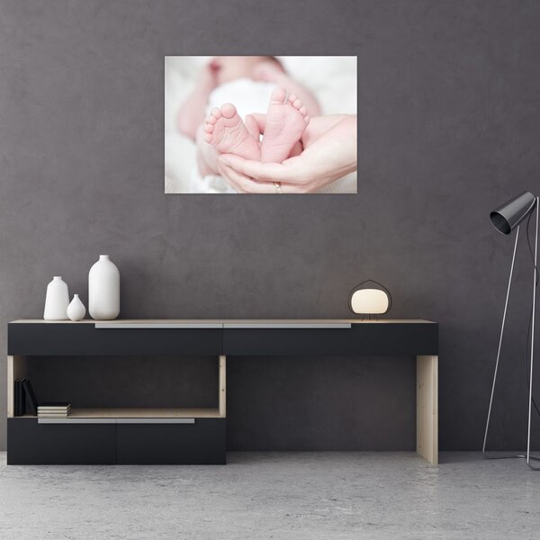 Slika dječjih stopala (70x50 cm)