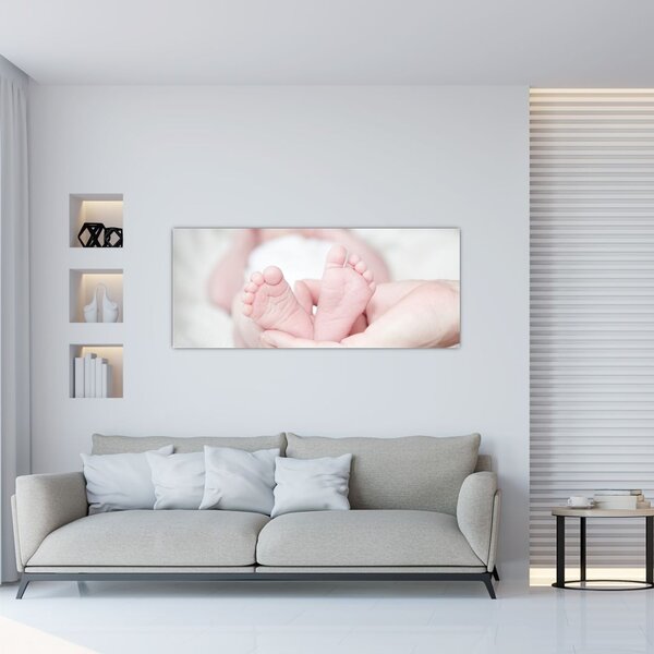 Slika dječjih stopala (120x50 cm)