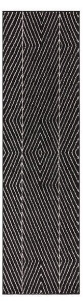 Crno-bijeli tepih staza 66x240 cm Muse – Asiatic Carpets