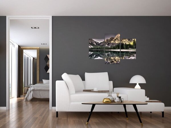 Slika jezera u planinama (90x60 cm)