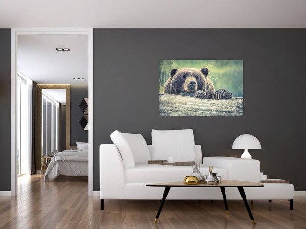 Slika medvjeda (90x60 cm)