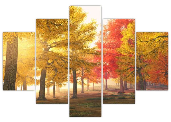 Slika jesenskog drveća (150x105 cm)
