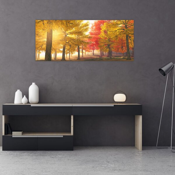 Slika jesenskog drveća (120x50 cm)