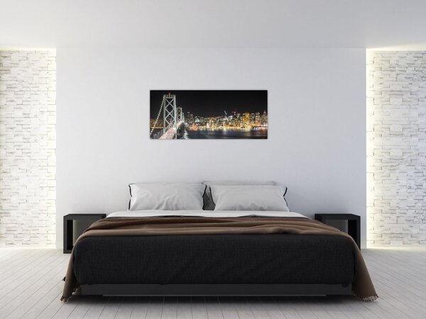Slika Brooklyn mostova i New Yorka (120x50 cm)