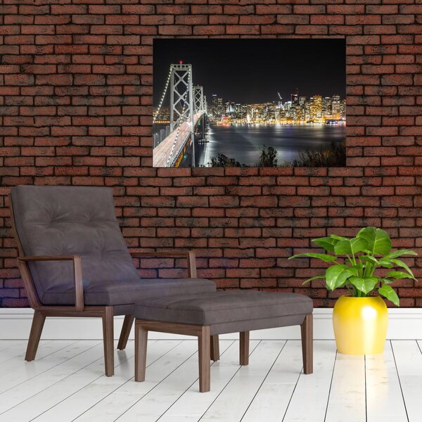 Slika Brooklyn mostova i New Yorka (90x60 cm)