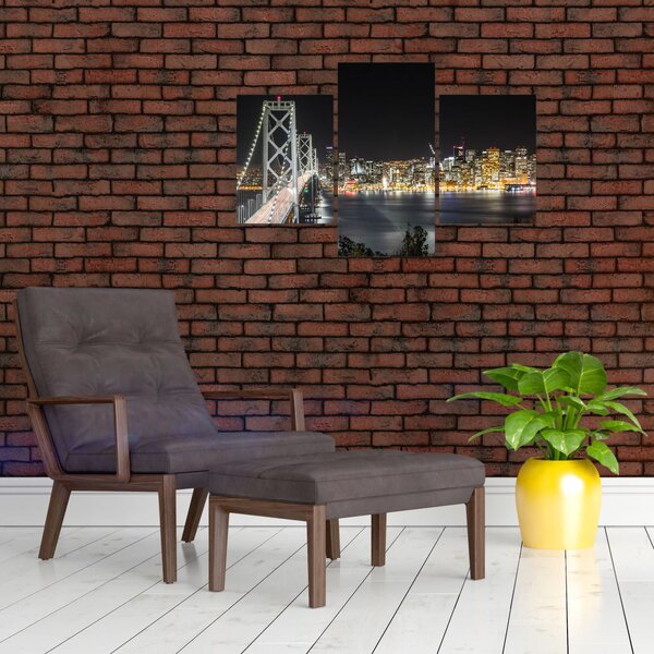Slika Brooklyn mostova i New Yorka (90x60 cm)