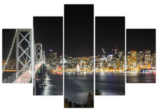Slika Brooklyn mostova i New Yorka (150x105 cm)