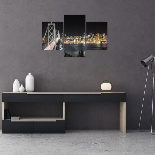Slika Brooklyn mostova i New Yorka (90x60 cm)