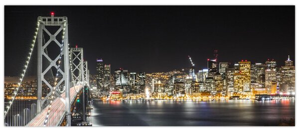 Slika Brooklyn mostova i New Yorka (120x50 cm)