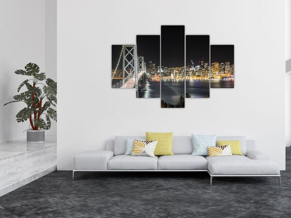 Slika Brooklyn mostova i New Yorka (150x105 cm)