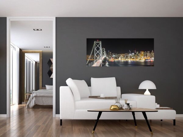 Slika Brooklyn mostova i New Yorka (120x50 cm)