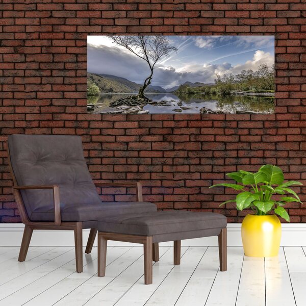 Slika rijeke sa stablom (120x50 cm)