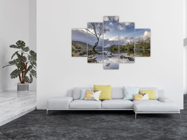 Slika rijeke sa stablom (150x105 cm)