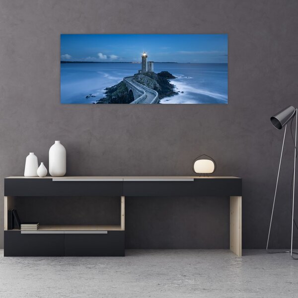 Slika svjetionika i mora (120x50 cm)
