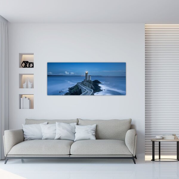 Slika svjetionika i mora (120x50 cm)