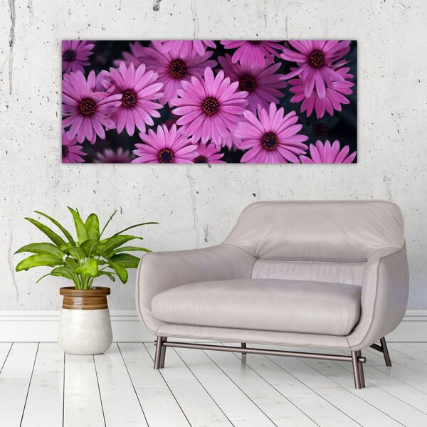 Slika ružičastog cvijeća (120x50 cm)