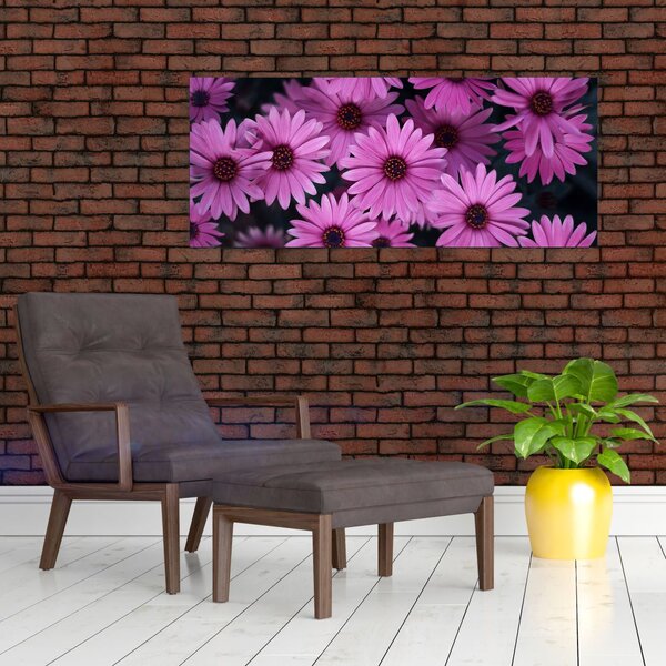 Slika ružičastog cvijeća (120x50 cm)