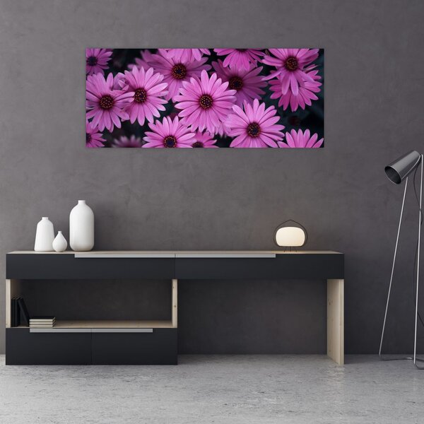 Slika ružičastog cvijeća (120x50 cm)