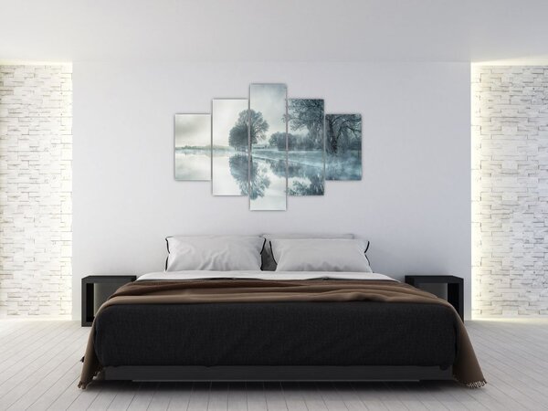 Slika zimske prirode (150x105 cm)