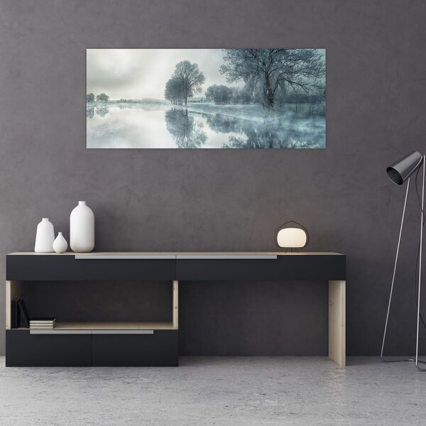 Slika zimske prirode (120x50 cm)