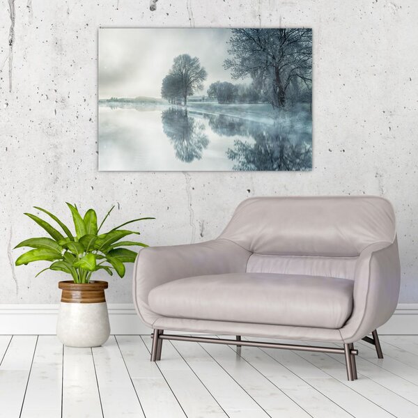 Slika zimske prirode (90x60 cm)