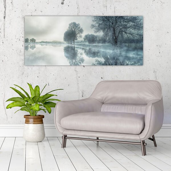 Slika zimske prirode (120x50 cm)