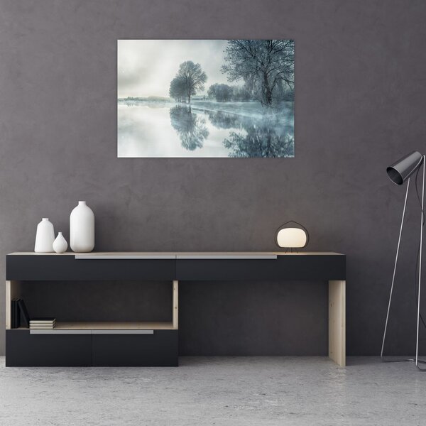 Slika zimske prirode (90x60 cm)