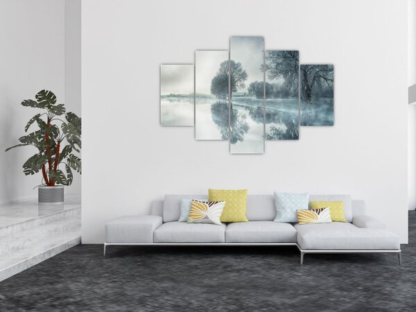 Slika zimske prirode (150x105 cm)