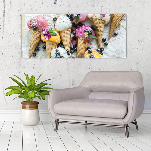 Slika sa sladoledom (120x50 cm)