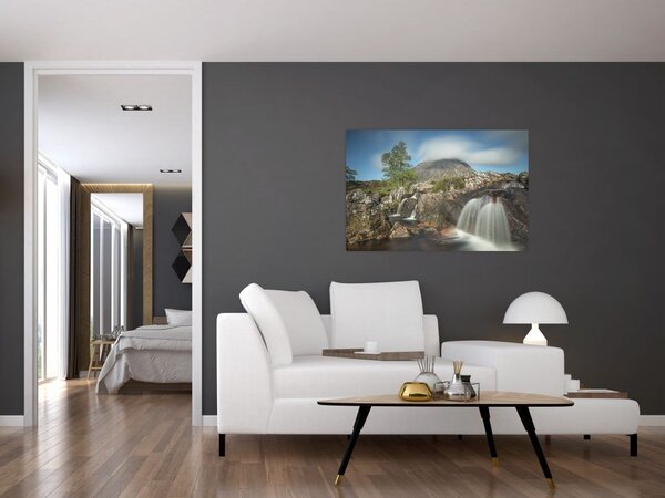 Slika slapova i planina (90x60 cm)