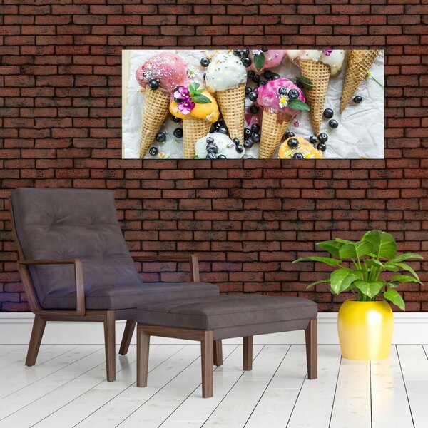 Slika sa sladoledom (120x50 cm)