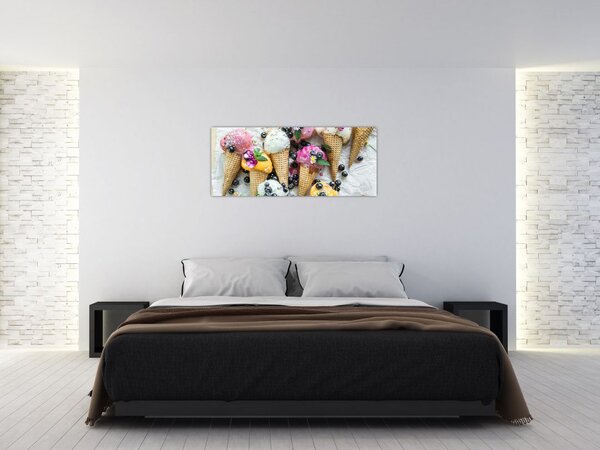 Slika sa sladoledom (120x50 cm)