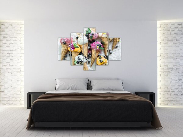 Slika sa sladoledom (150x105 cm)