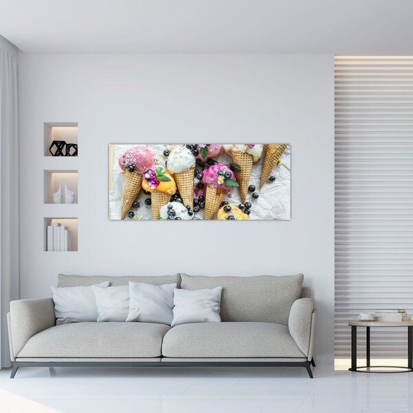 Slika sa sladoledom (120x50 cm)
