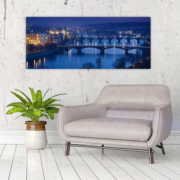Slika praških mostova (120x50 cm)