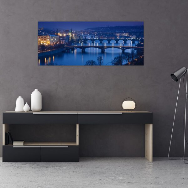 Slika praških mostova (120x50 cm)