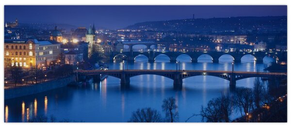 Slika praških mostova (120x50 cm)
