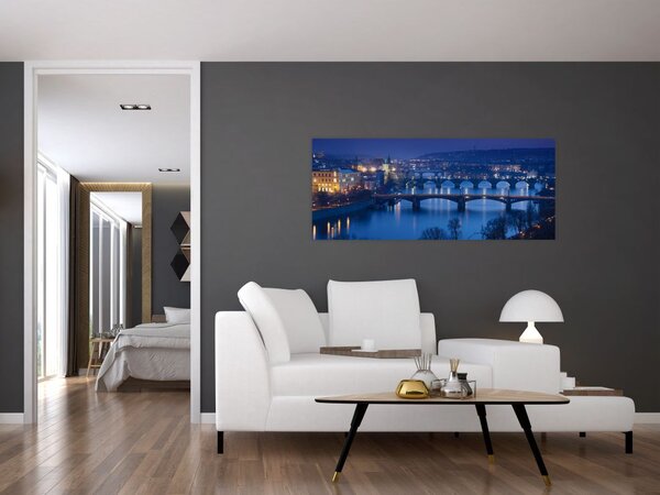 Slika praških mostova (120x50 cm)