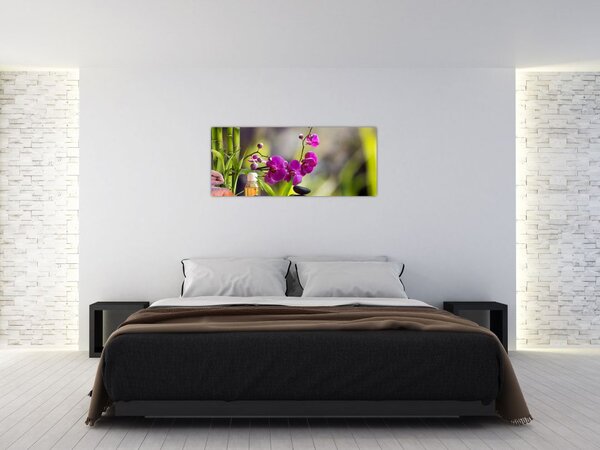 Slika - toplice i kamenje (120x50 cm)