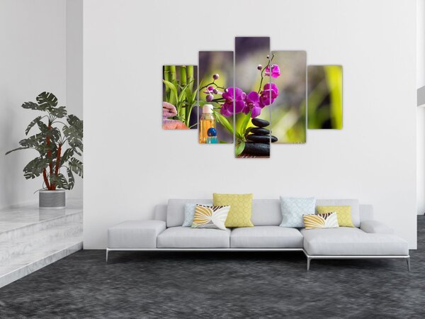 Slika - toplice i kamenje (150x105 cm)