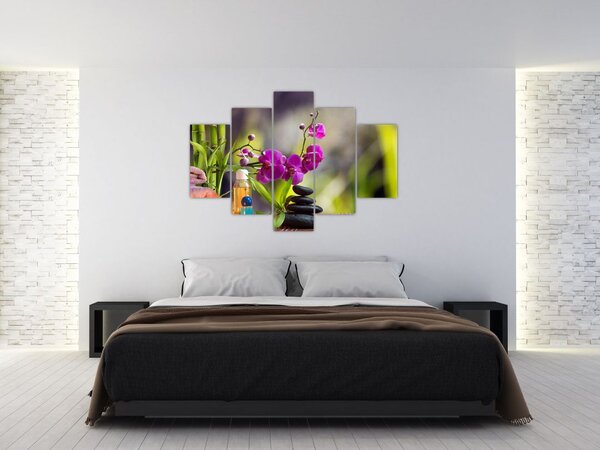 Slika - toplice i kamenje (150x105 cm)