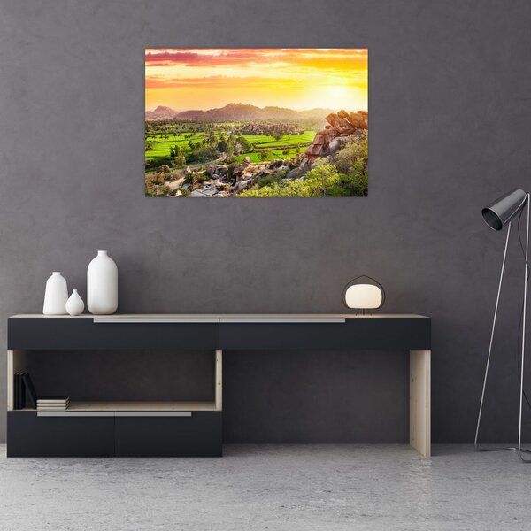 Slika doline Hampi u Indiji (90x60 cm)
