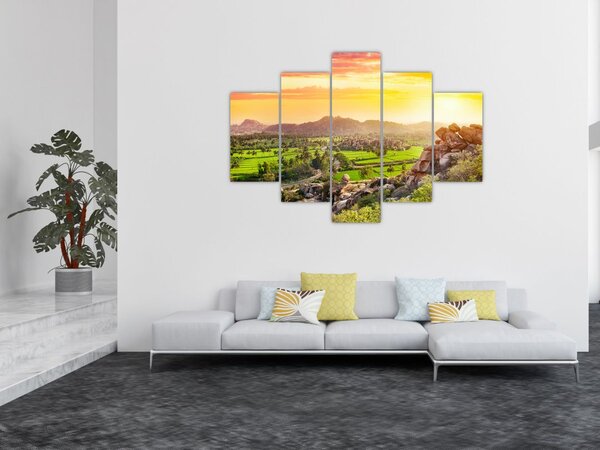 Slika doline Hampi u Indiji (150x105 cm)