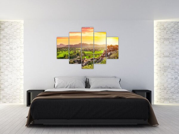 Slika doline Hampi u Indiji (150x105 cm)