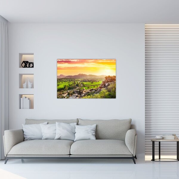 Slika doline Hampi u Indiji (90x60 cm)