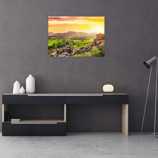 Slika doline Hampi u Indiji (70x50 cm)