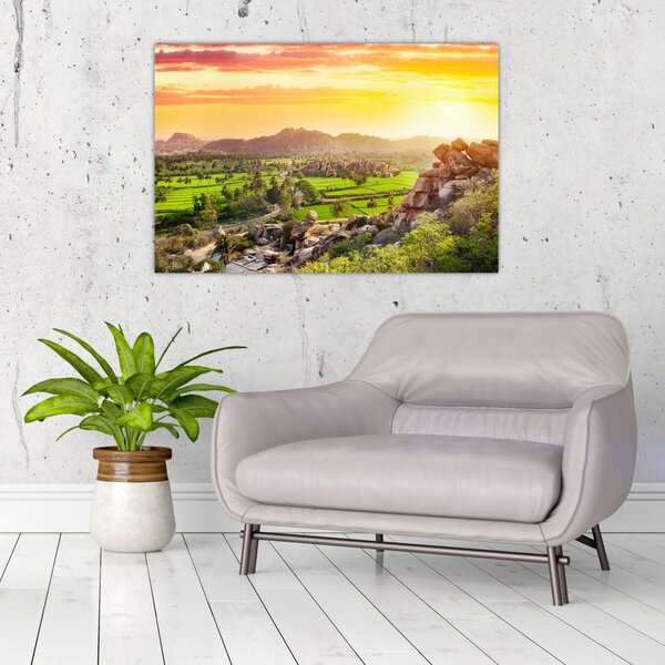 Slika doline Hampi u Indiji (90x60 cm)
