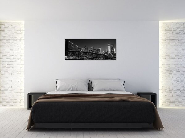 Slika Brooklynskog mosta u New Yorku (120x50 cm)